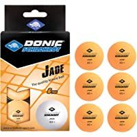 Donic-Schildkröt Pelotas de Tenis de Mesa Jade- Calidad Poly 40+- Paquete con 6 unidades